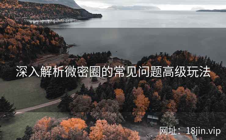 深入解析微密圈的常见问题高级玩法