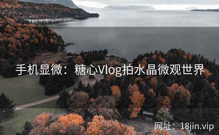 手机显微：糖心Vlog拍水晶微观世界