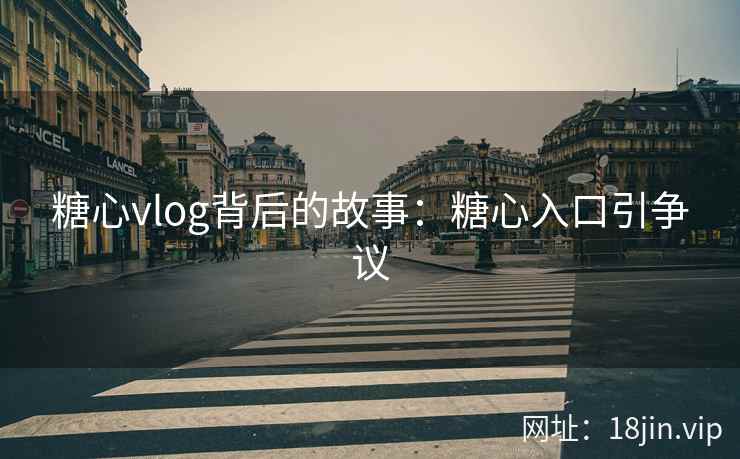 糖心vlog背后的故事：糖心入口引争议